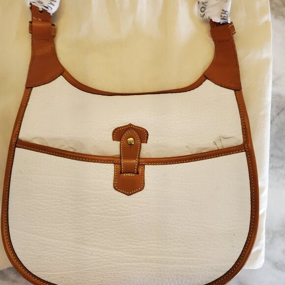 NWOT Vintage Dooney & Bourke WHITE  AWL Cavalry Collection, Ammunition Pouch - Picture 2 of 16